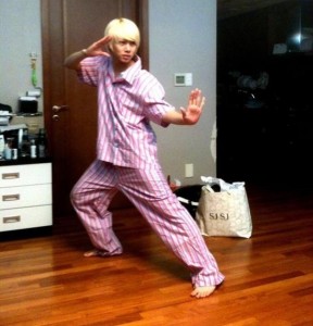 Heechul en pijama