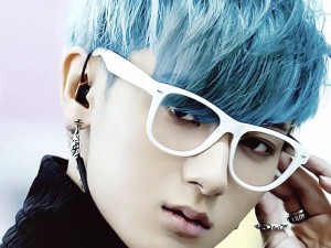 tao con pelo azul