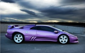 Lamborghini morada