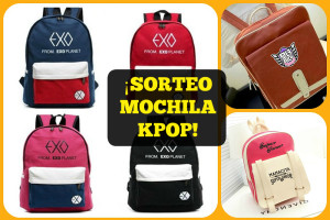 sorteo kpop mochilas