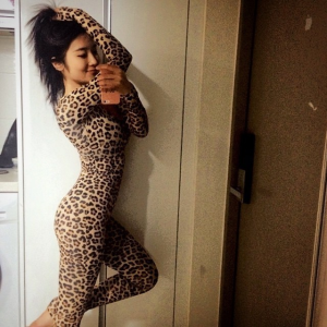 traje leopardo