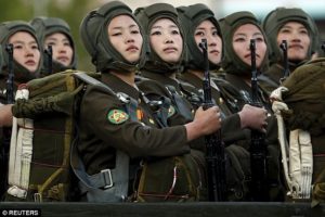 ejército de tierra mujeres norcoreanas